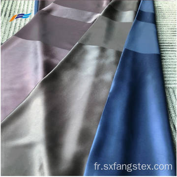 Tissu Abaya 100% polyester lisse à rayures satinées